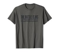 La Batalla Es Suya 2 Crónicas 20:15 Fe Cristiana Jesús Camiseta