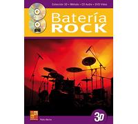 La batería rock en 3D - 1 Libro + 1 CD + 1 DVD