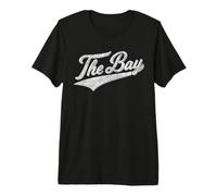 LA Bay San Francisco Bay Area Varsity Script Jersey Estilo Camiseta Premium