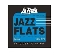 La Bella 20P-B Electric Jazz Flats Baritone Stainless Steel Flat Wound String 15-60