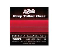 La Bella 760FL Deep Talkin' Bass Flatwound, light