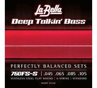 La Bella 760FS-S Deep Talkin' Bass Flats - Estándar 45-105, escala corta