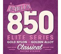 La Bella 850 - Juego de cuerdas para guitarra de concierto (nailon dorado)