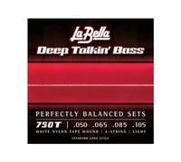 La Bella Bass 750T Blanco Nylon 050/105
