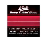 La Bella Bass 760C Color blanco Nylon 060/115