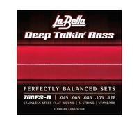 La Bella Deep Talkin Bass - Juego de cuerdas para bajo (5 cuerdas, acero inoxidable)