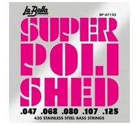 La Bella SP-47125 - Cuerdas de bajo de acero inoxidable superpulido