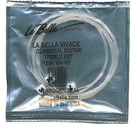 La Bella viv-cs-850 - HT Vivace fluorocarbono Classic Treble Set - 3 Agudas Juego, Hard Tension