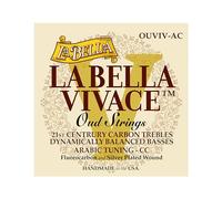 La Bella Vivace Out - Cuerdas para Oud (fluorocarbono/plata, 11 cuerdas)