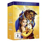 La Bella y la Bestia Parte 1+2+3 (Walt Disney) 3 DVD Caja Nuevo/Embalaje orig...