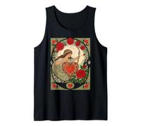 La Belleza y la Herida Vintage Art Nouveau Romance Camiseta sin Mangas