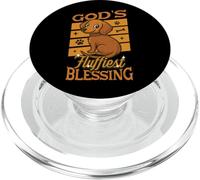 La bendición más esponjosa de los dioses del Dachshund Amante del Dachshund PopSockets PopGrip para MagSafe