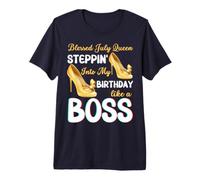 La bendita Reina de Julio llega a mi cumpleaños como la diversión de un Jefe Camiseta Premium