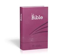 La Bible: couverture rigide motif prune