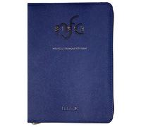 La Bible Nouvelle Français courant - Bleue, souple, luxe, tranches or, similicuir, glissière, sans les deutérocanoniques: Sans les deutérocanoniques, avec notes
