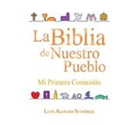 la biblia de nuestro pueblo. mi primera comunion - símbolos de co lor