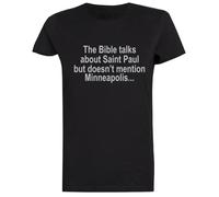 La Biblia Habla Acerca De Blanca De Manga Corta para Mujer White Women tee Short Sleeve T-Shirt
