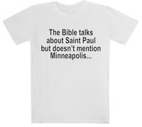 La Biblia Habla Acerca De Blanca De Manga Corta para Niños White Kids tee Short Sleeve T-Shirt