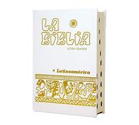La Biblia Latinoamérica [letra grande] cartoné blanca, con uñeros