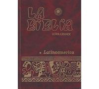La Biblia Latinoamérica [letra grande] cartoné, color surtido (verde, azul o granate)
