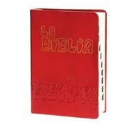 La Biblia Latinoamérica [letra grande] simil-piel roja, con uñeros | Garros &Evdokimov