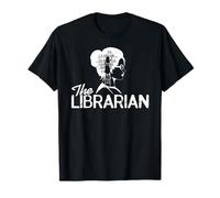 La Bibliotecaria Guardiana del Saber En Silencio Camiseta