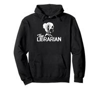 La Bibliotecaria Guardiana del Saber En Silencio Sudadera con Capucha