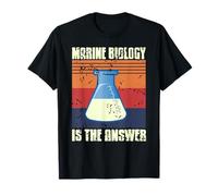 La biología Marina es la Respuesta Retro Camiseta