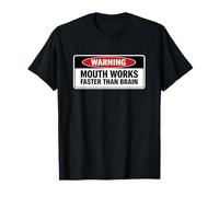 La Boca Funciona más rápido Que el Cerebro Funny Gen Z Yapping Meme Witty Camiseta