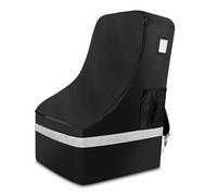 La bolsa de almacenamiento ergonómica para asiento de coche es un título de producto para enumerar niños resistentes al agua con cintas acolchadas diseño ajustable negro