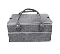 la bolsa de pañales del totalizador, la bolsa de asas del pañal del bebé, Bolsas Cambiadores Multifuncionales para Bebés, Bolsa de almacenamiento de pañales de fieltro, contenedor de almacenamiento pa