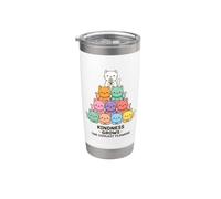 La bondad crece las flores más geniales Vaso térmico de acero inoxidable de doble pared