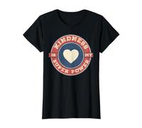 La bondad es mi Superpoder, Retro, Vintage, Conciencia de amabilidad Camiseta gráfica económica, Mujer, Negro, M