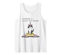 La Bondad Es Siempre La Respuesta Gato Tuxedo Camiseta sin Mangas