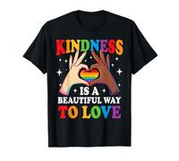 La bondad es una Hermosa Manera de amar el Orgullo Gay LGBTQ Rainbow Camiseta