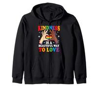 La bondad es una Hermosa Manera de amar el Orgullo Gay LGBTQ Rainbow Sudadera con Capucha