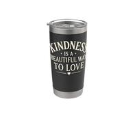 La bondad es una hermosa manera de amar la mentalidad positiva Vaso térmico de acero inoxidable de doble pared