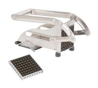 Louis Tellier – Cortador de patatas fritas acero inoxidable con ventosa, 2 cuchillas 10 y 8 mm