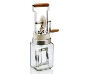 La Bonne Graine - Mantequera para la fabricación casera de Mantequilla - Kit Completo Tarro + Manivela - Marca Francesa