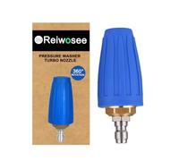 La Boquilla De La Turbina Giratoria Máquinas De Limpieza a Alta Presión De Agua, Boquilla Turbo Giratoria De Alta Presión, 035 4000psi Uso Para Hidrolimpiadora De Alta Presion, Calibre 1.156 Mm (Azul)