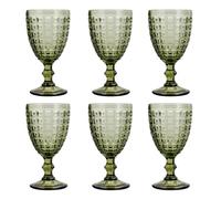 La Bouchée By La Cartuja De Sevilla Alma Set 6 Copas Vidrio 30cl Verde