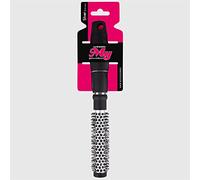La Briantina Cepillo redondo de acción térmica, ideal para rizar secador, diámetro 20 mm, para cabello corto, negro