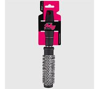 La Briantina Cepillo redondo de acción térmica, ideal para rizar secador, diámetro 30 mm, para cabello corto, negro