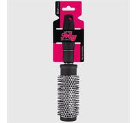 La Briantina Cepillo redondo de acción térmica, ideal para rizar secador, diámetro 40 mm, para cabello medio largo, negro