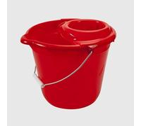 La Briantina Cubo limpiasuelos Redondo con escurridor de plástico, Capacidad 12 litros