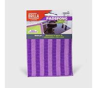 La Briantina Pañuelo Padsponge Extra Combo limpiador y abrillantador, para vidrio y cerámica, reutilizable, 15 x 20 cm.