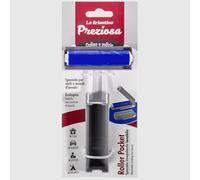 La Briantina Pocket Roller - Cepillo de Palanca de Pelusa Plegable y portátil, Rodillo Lavable Reutilizable para Ropa y Tejidos