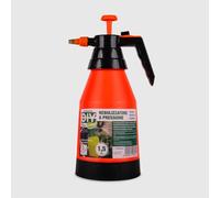 La Briantina Pulverizador a presión Red 1,5 litros - Boquilla Ajustable de Metal, Mango ergonómico, Bloqueo de dispensación, Color Rojo - Pulverizador para jardinería, Cuidado de Plantas, etc.