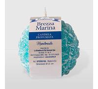 La Briantina Vela perfumada decorativa de bola, duración 3,5 horas, diámetro 5,5 cm, color azul, perfume de brisa marina