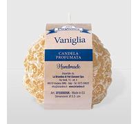 La Briantina Vela perfumada decorativa de bola, duración 3,5 horas, diámetro 5,5 cm, vainilla, perfume de vainilla